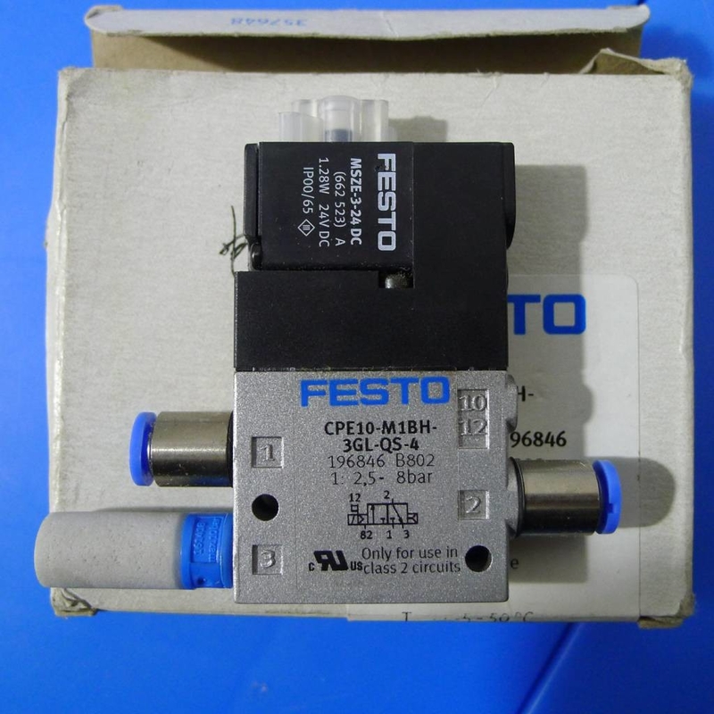 FESTO Electric Solenoid Valve CPE10-M1BH-3GL-QS-4 With High Performance